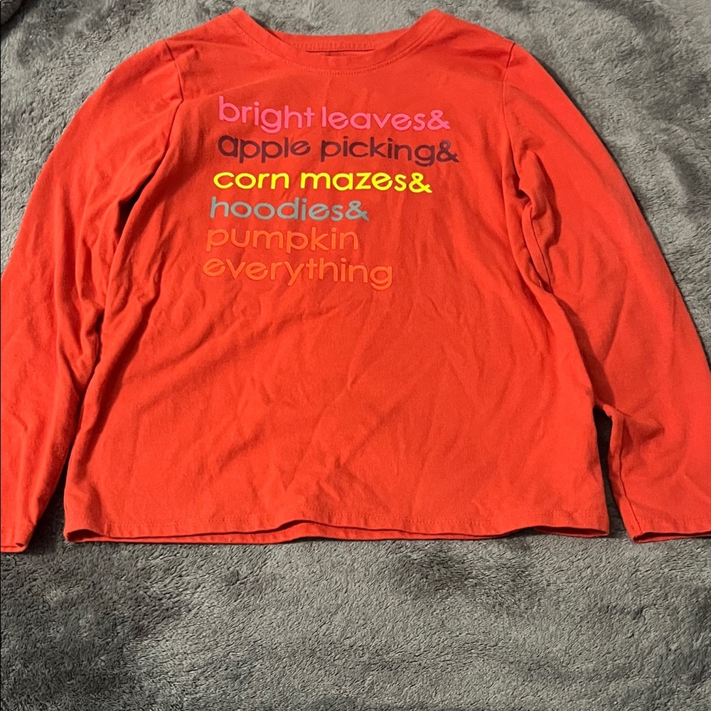 Fall themed Long Sleeve Shirt